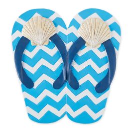 SEASHELL FLIP FLOPS STEPPING STONE